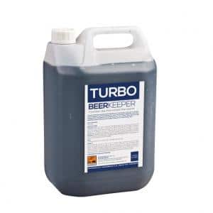 Turbo BeerKeeper 5L, a purple beer line cleaner for 14-day maintenance, reduces cleaning waste while maintaining optimal beverage dispense hygiene.