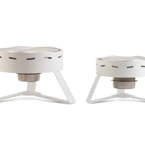 Eco Serve Range waterless chafing dishes in small round, large round