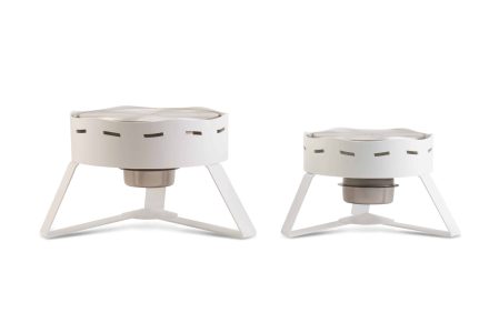Eco Serve Range waterless chafing dishes in small round, large round