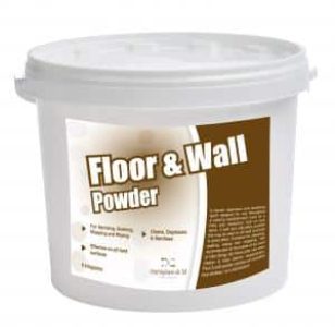 Floor & Wall Powder, an odourless cleaner, degreaser, and steriliser for hard surfaces in catering establishments.