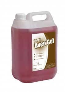 Super Oven Gel, a heavy-duty commercial oven cleaner and degreaser for removing grease and carbon buildup in professional kitchens.